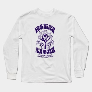 Legalize Nature Psychedelic Long Sleeve T-Shirt